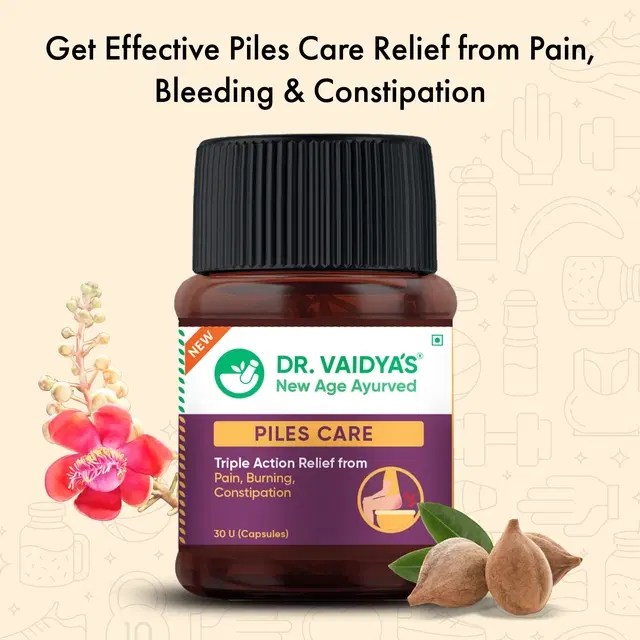 30 Pcs Piles Care Capsules