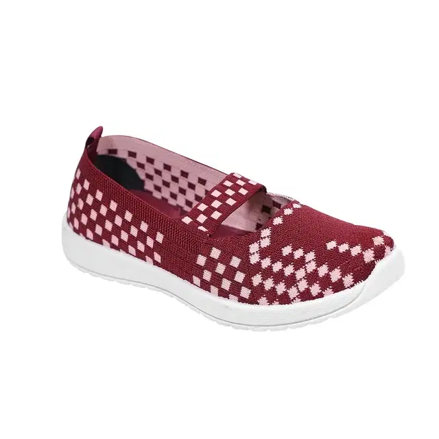 Casual Bellies for Women (Maroon, 4)