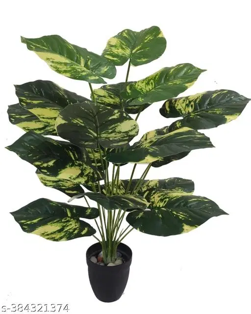 Plastic Artificial Flower With Pot,Multicolour