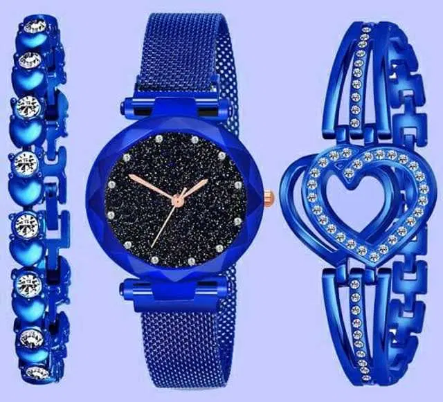 Analog Watch For Womens (Blue) (WS-452)