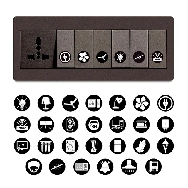Switch Appliances Self Adhesive Wall Sticker