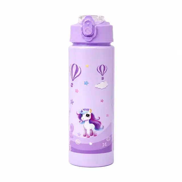 Magic Unicorn Kids Water Bottle | Leakproof | BPA-Free | Cute School Bottle For Boys & Girls ✔ Safe & Non-Toxic (BPA-Free Material)