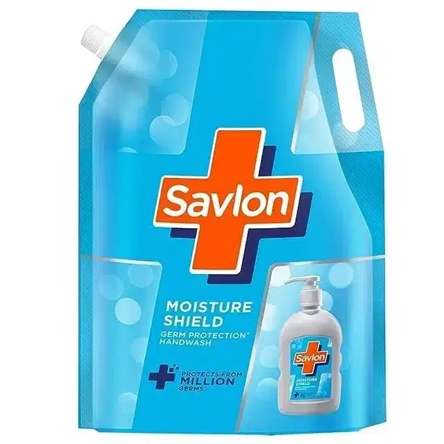 Savlon Moisture Shield Germ Protection Liquid Handwash Refill Pouch, 1.3 L