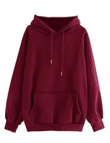Full Sleeves Solid Sweatshirt for Women, Maroon (M)