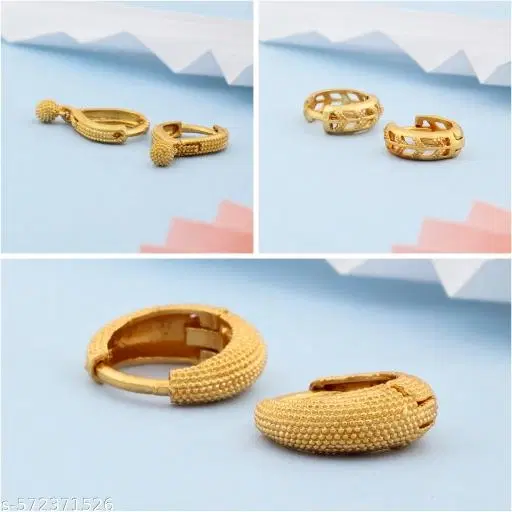 Latest Design Earrings/Studs/Bali Combo For Women'S/Girls