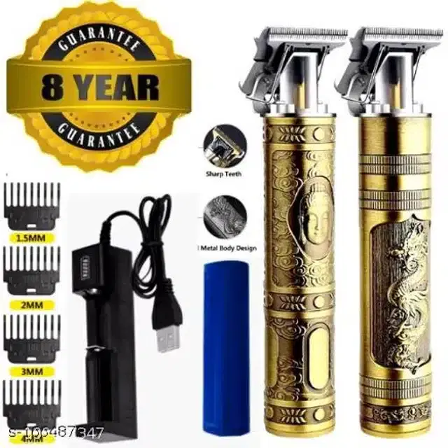 Metal Electric Trimmer for Men, Golden
