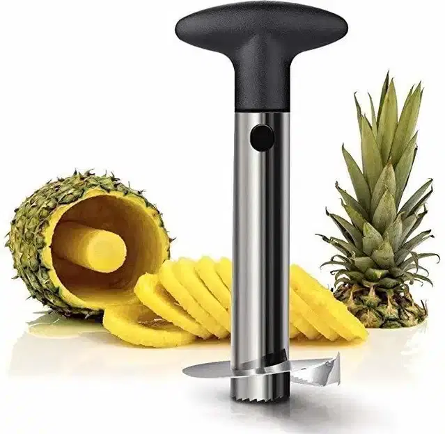 Stainless Steel Pineapple Cutter, Black