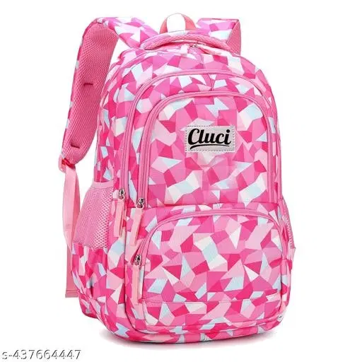 Canvas Backpack Bag, Pink