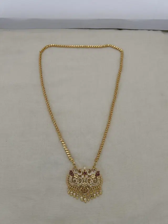 Gold Necklace Set for Women (Gold, Free Size)