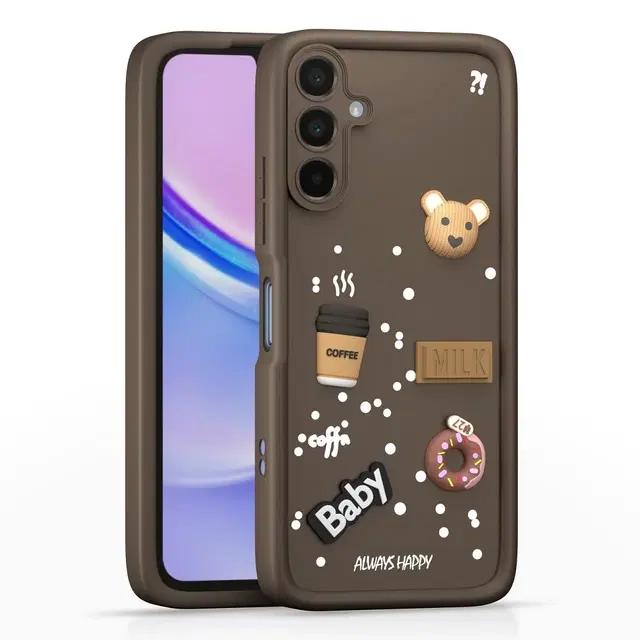 Silicone Back Cover for Samsung A15 5G (Brown)