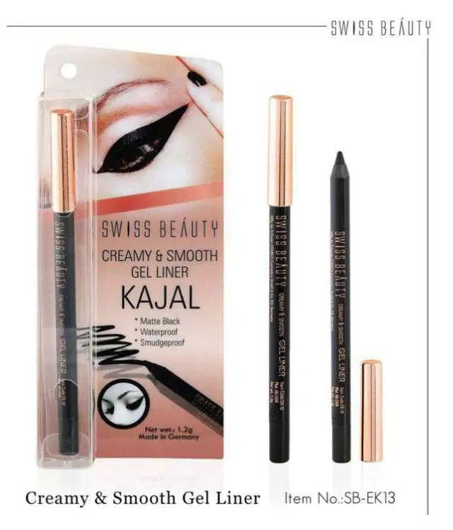 Lenon Beauty Kajal Pencil Creamy & Smooth Gel Liner Kajal, 1.2 g, S-175