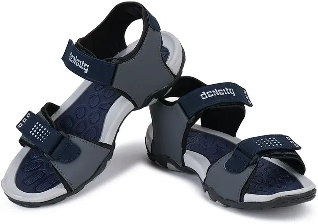Sports Sandals for Men (Grey, IND-9)