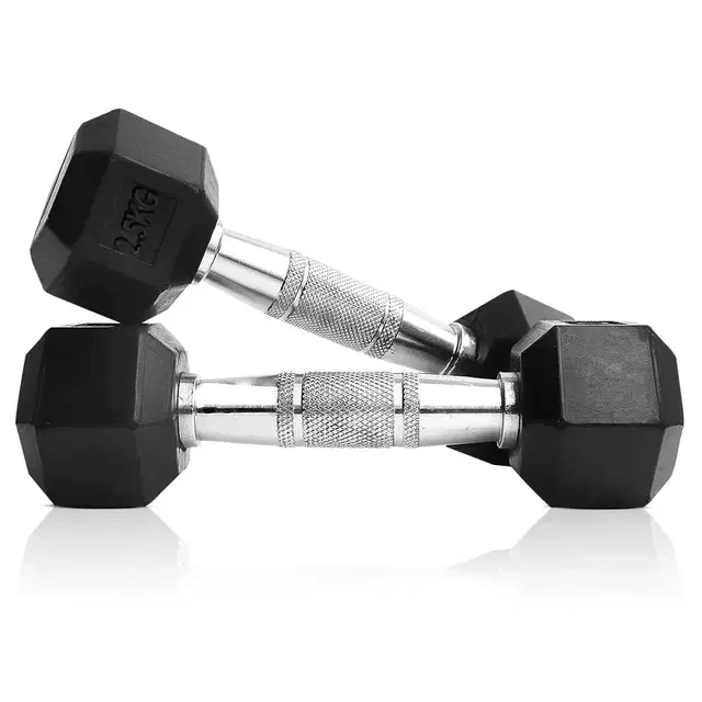 Slovic Hexa Dumbbells, 2.5 Kg Each, Pair