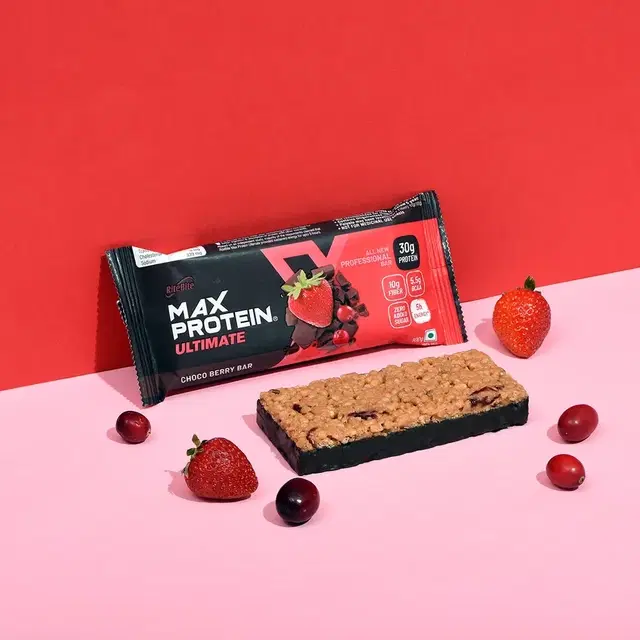 Ritebite Max Protein Ultimate Choco Berry 30 g Protein Bar 100 g