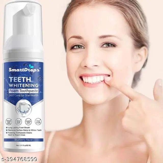 Smartdrops Teeth Whitening Foam, 60 ml