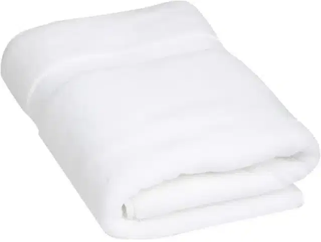 Cotton Bath Towel, White, 60x30 inches
