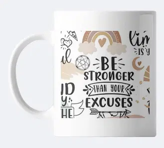 Ceramic Gifting Mug, White, 330 ml