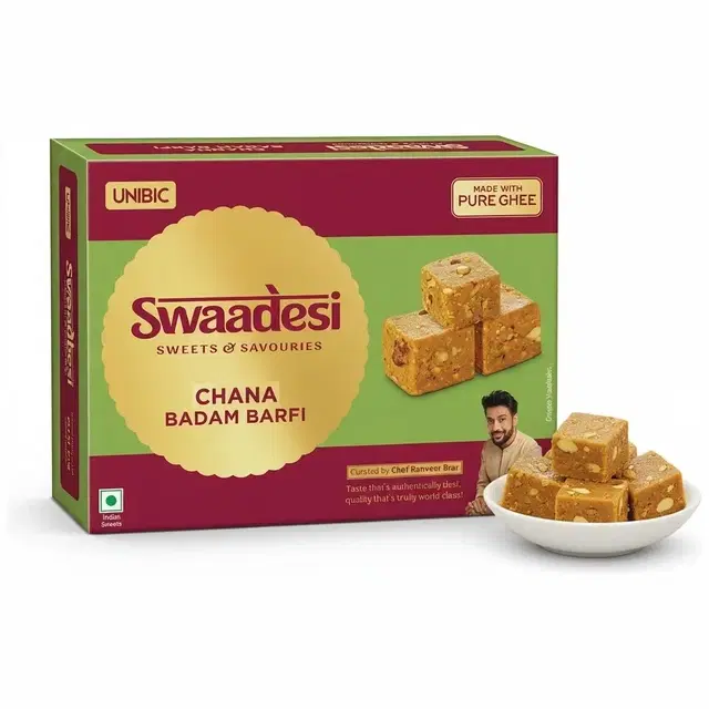 Unibic Swaadesi Chana Burfi 180 g