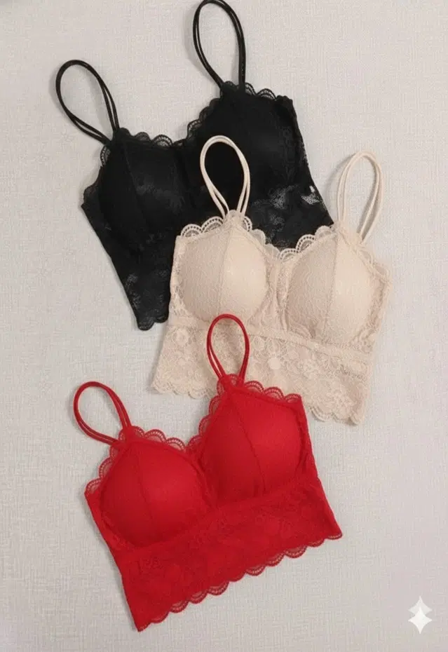 Cotton Solid Padded Bras for Women, Multicolour, Pack of 3 (28)