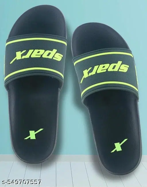 Sparx EVA Flip-flops for Men (Green, 6)