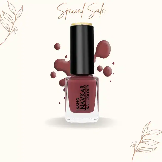 Long Lasting Matte Nail Polish, Brown, 10 ml