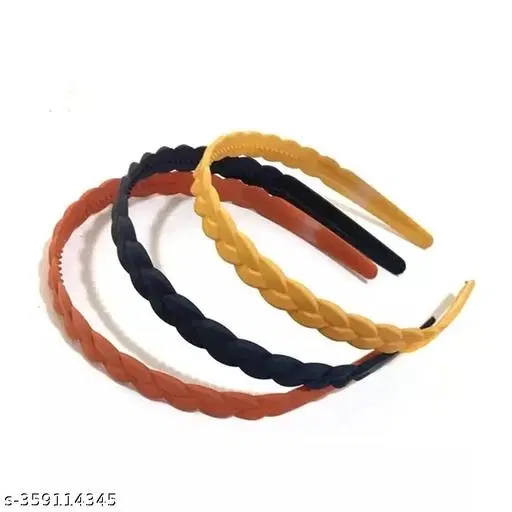Fabric Headbands for Women (Multicolor, Pack of 10)
