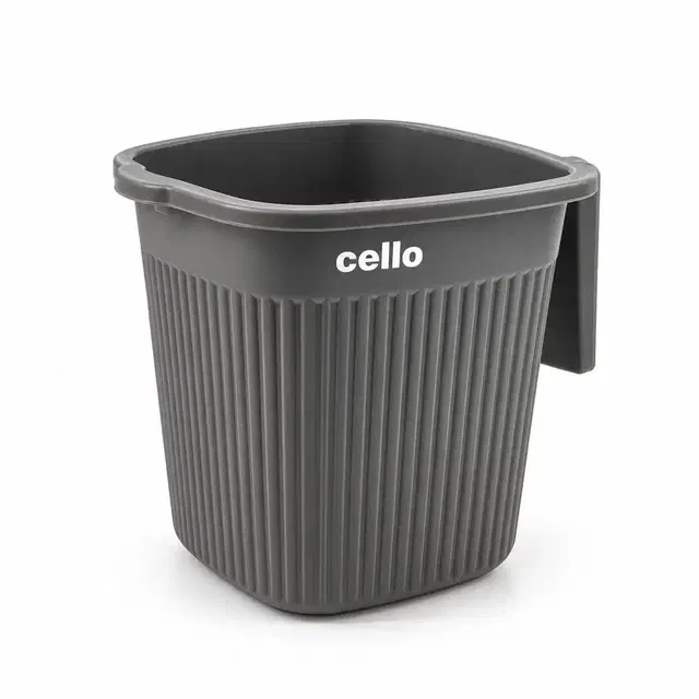 Cello Lino Mug, 1.5 L, D.Grey | Sturdy & Easy-Grip Handle