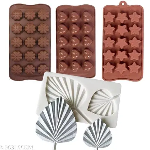 Silicone Baking MoaldS,  (Multicolor)