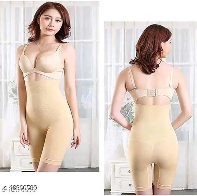 Women Innerwear Mid Thigh High Waist Shapewear For Women (S539)