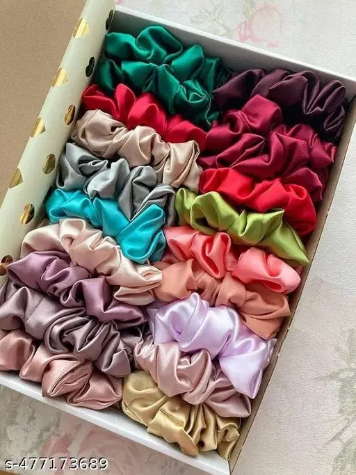 Multicolor Rubber Band for Women (Multicolor, Pack of 18)