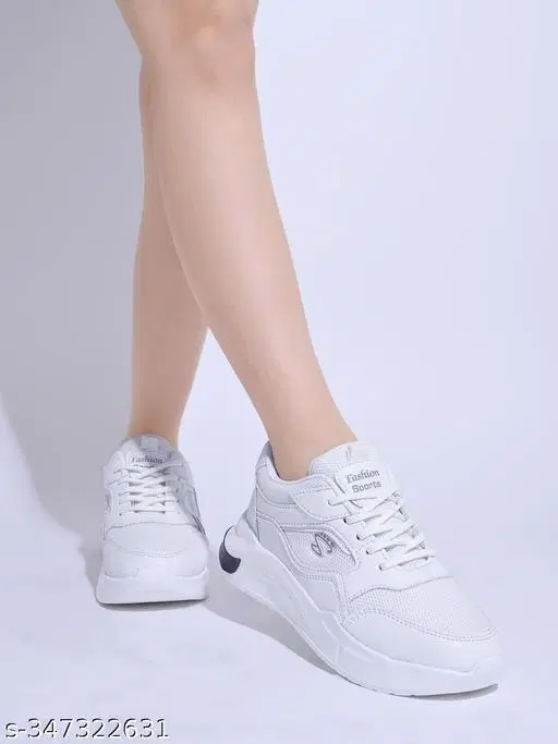 Shoetopia Womens Sport Shoes White Running Shoes