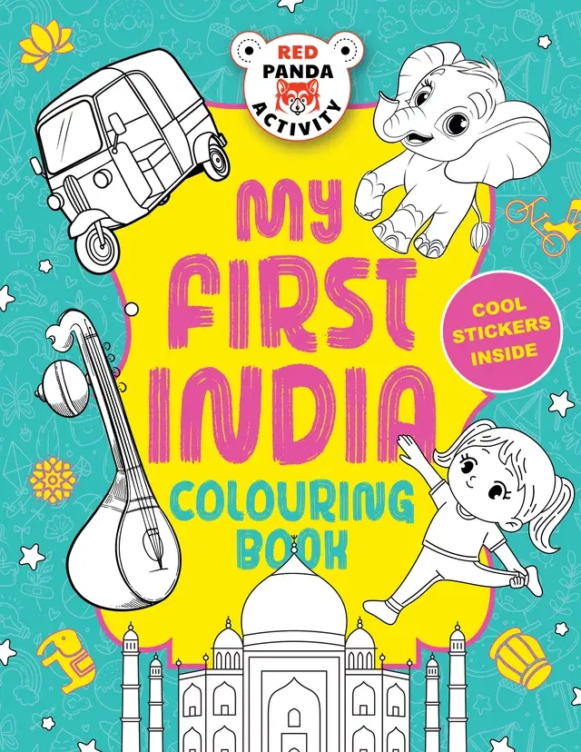 My First India Colouring Book