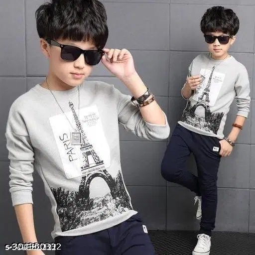 Cotton Clothing Set for Boys, Multicolour (2-3 Years)