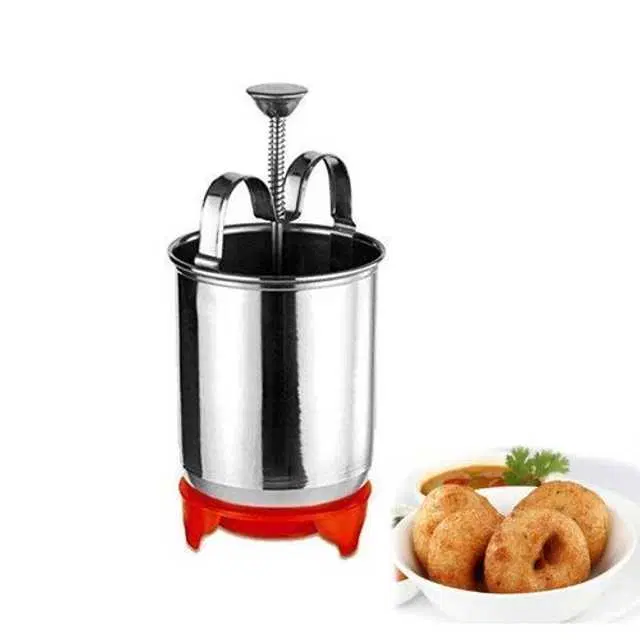 Sterling Bazaar Stainless Steel Medu Wada Maker For Perfectly Shaped And Crispy Vada With Stand, St-008