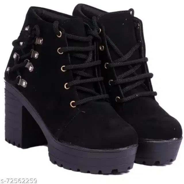 Boots for Women (Black, 3)