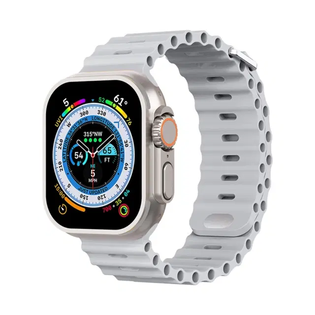 Silicone T800 Ultra Smartwatch, White