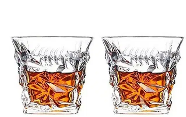Liquor cum Cocktail Glasses, Transparent, 250 ml, Pack of 2