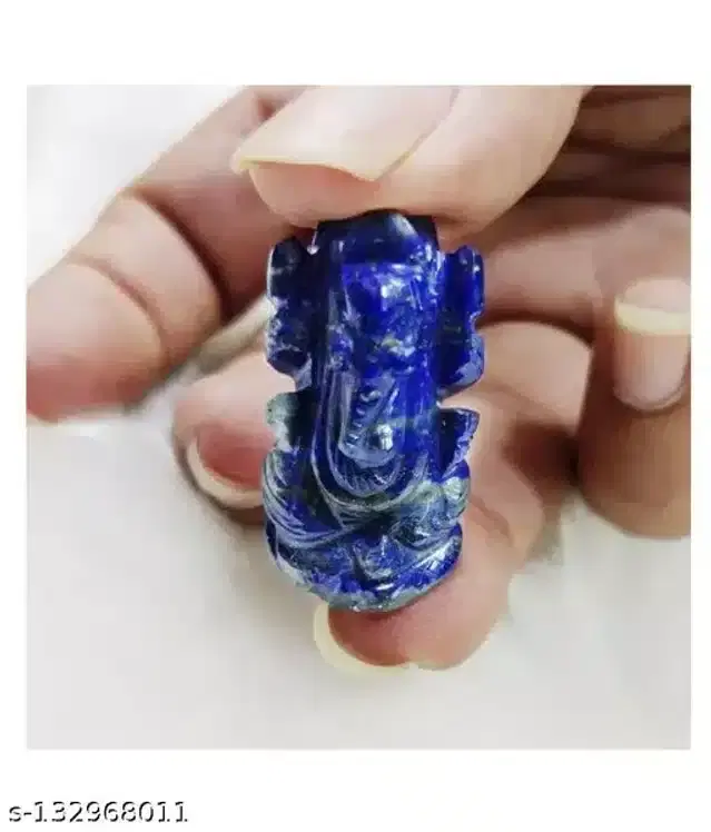 Stone Lord Ganesh Showpiece, Blue