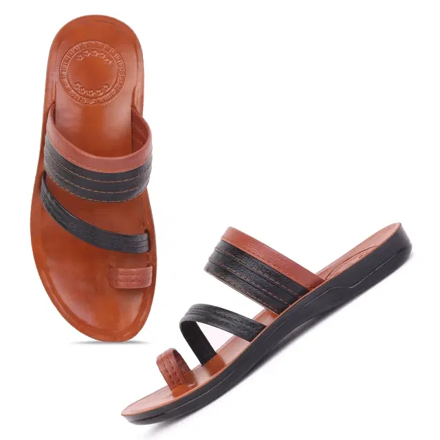 Flipflops for Men (Brown, 8)