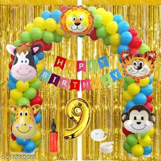 41 Pcs Balloons Decoration Kit, Multicolour, Set of 1