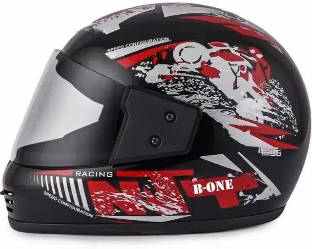 Full Face Bike Helmet for Men & Women, Black, M