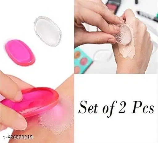 Silicone Makeup Blenders, Multicolor, Pack of 2