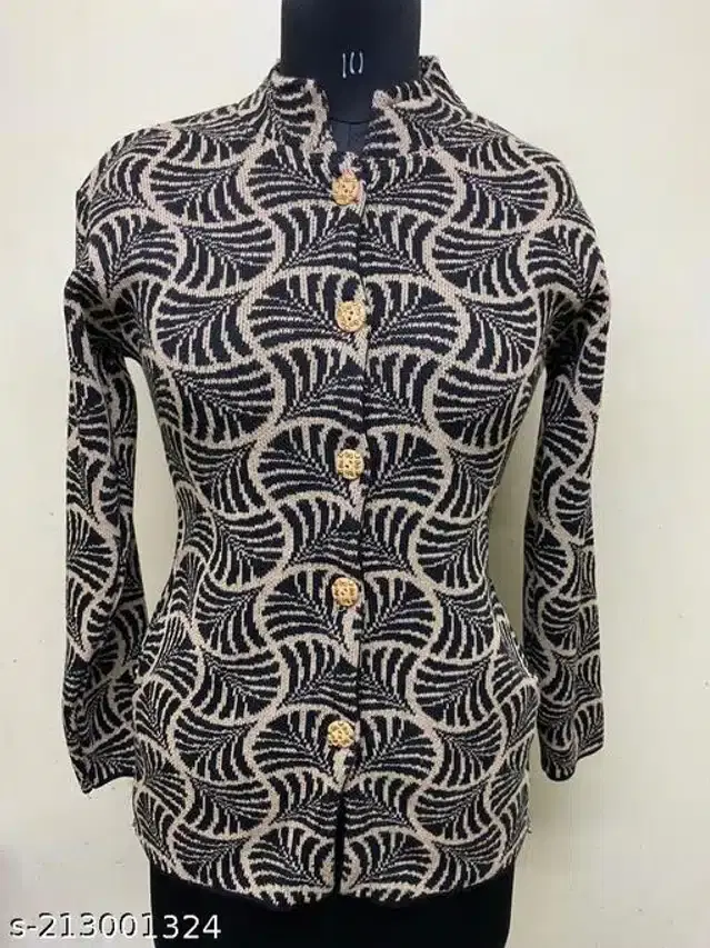 Woolen Sweater for Women (Grey, Free Size)