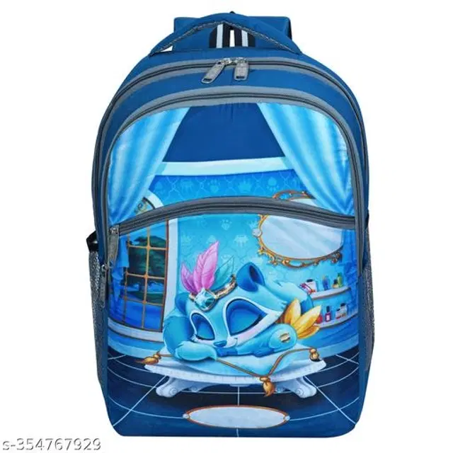 Polyester Backpacks for Kids, Blue, 30 L