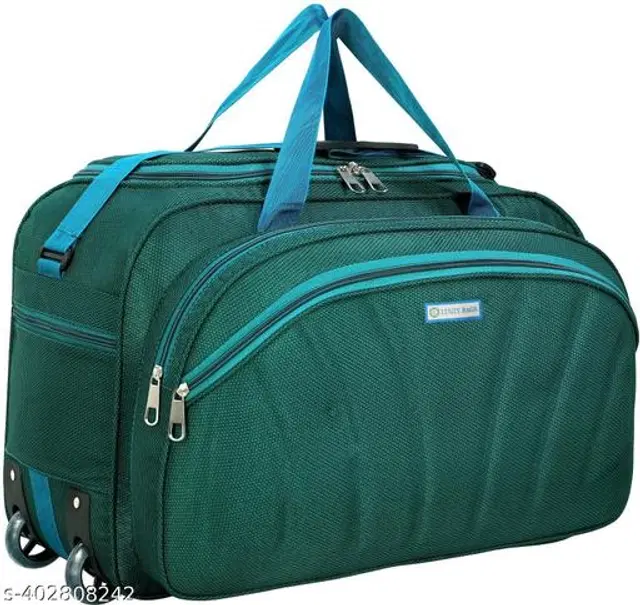 Polyester Duffel Bags, Green