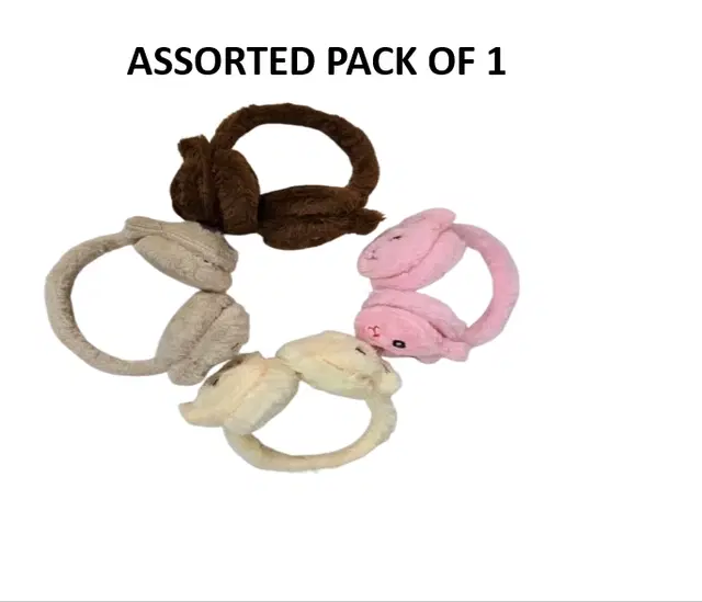 Fur Earmuffs for Girls, Assorted, Pack of 1