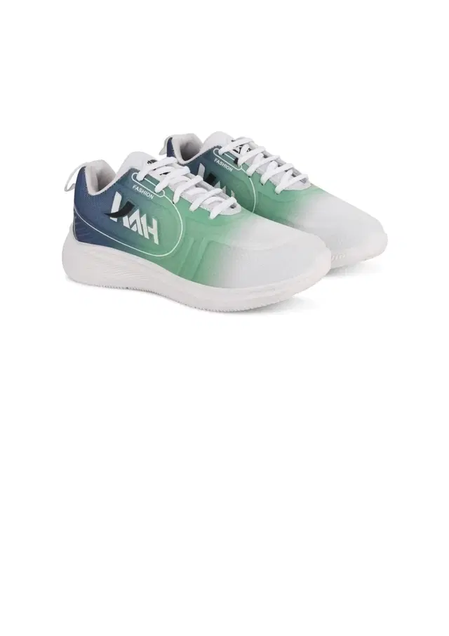 Sports Shoes for Men, Sea Green & Blue (10)