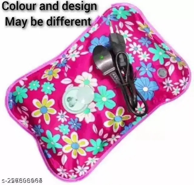 Electric Hot Water Bag for Pain Relief, Multicolor