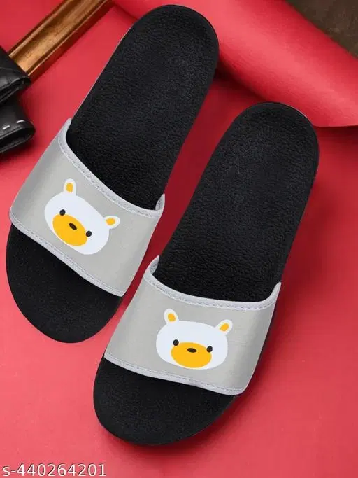 Sliders for Men, Black & Grey (5)