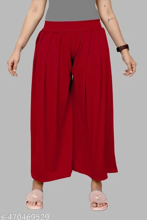 Palazzos for Women (Red, S)